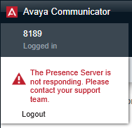 avaya-presence-server-not-responding